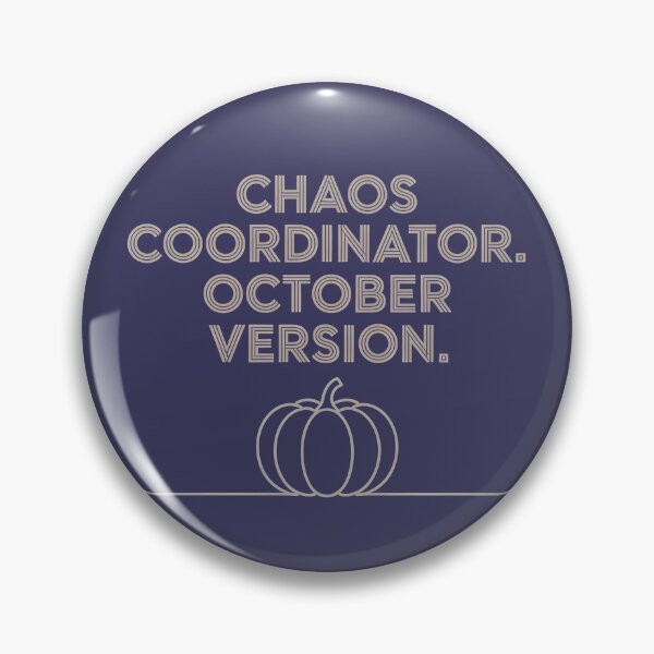 Item preview, Chaos Coordinator October Version Funny Halloween Shirt designed and sold by Raw Tigers.