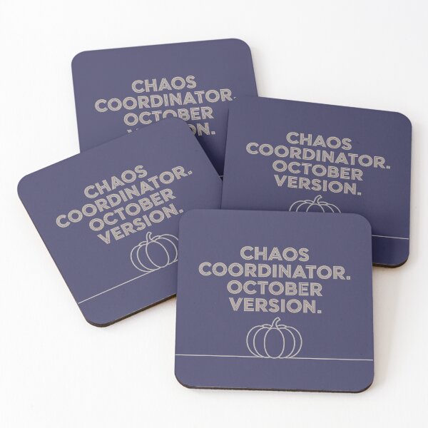 Item preview, Chaos Coordinator October Version Funny Halloween Shirt designed and sold by Raw Tigers.
