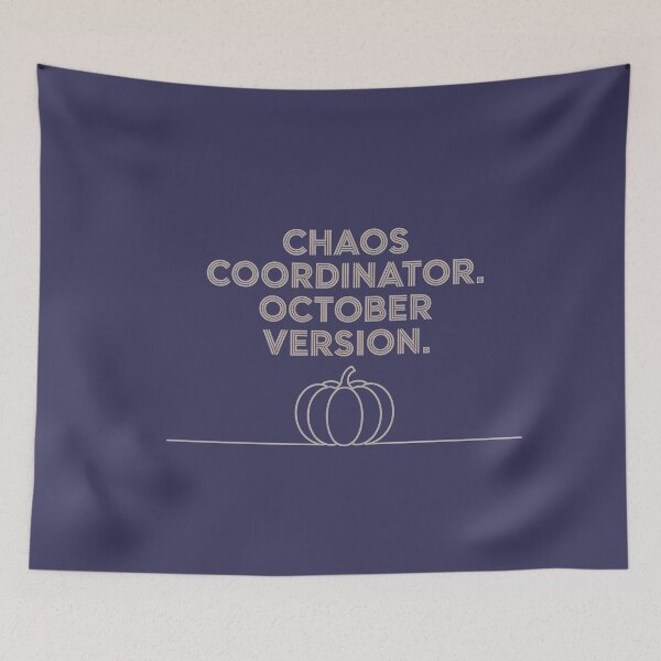 Item preview, Chaos Coordinator October Version Funny Halloween Shirt designed and sold by Raw Tigers.