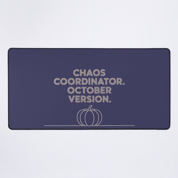 Item preview, Chaos Coordinator October Version Funny Halloween Shirt designed and sold by Raw Tigers.