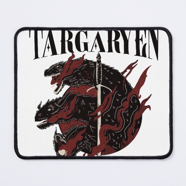 Item preview, Three Dragons Fantasy Sigil | Fire & Blood Inspired Gothic Design designed and sold by ItsAllYellow.