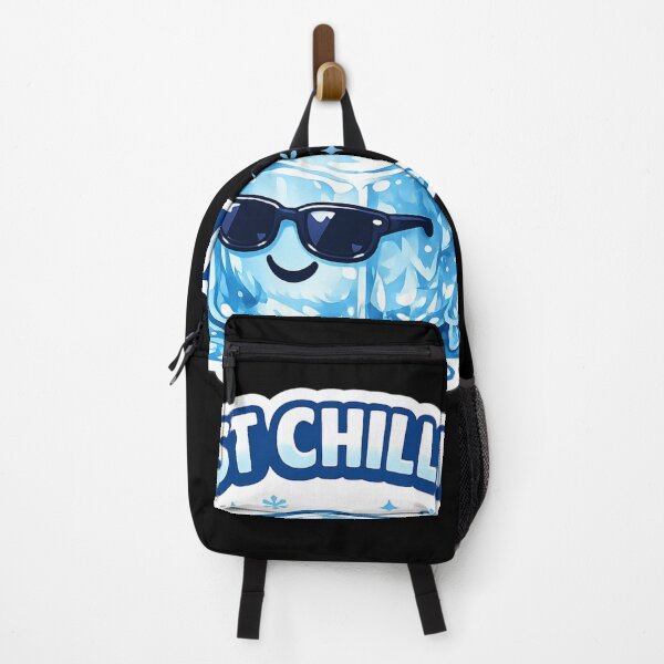 Item preview, Just Chillin' Ice Cube Sticker | Cute Kawaii Ice Cube | Funny Cool Summer Cartoon | Ice Lover Gift | Blue Aesthetic Graphic Tee designed and sold by TulipsArtDesigns .