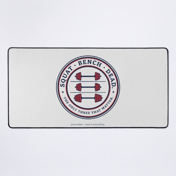 Item preview, Squat Bench Dead - Powerlifting Badge  designed and sold by Enea Kelo.