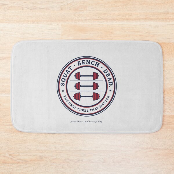 Item preview, Squat Bench Dead - Powerlifting Badge  designed and sold by Enea Kelo.