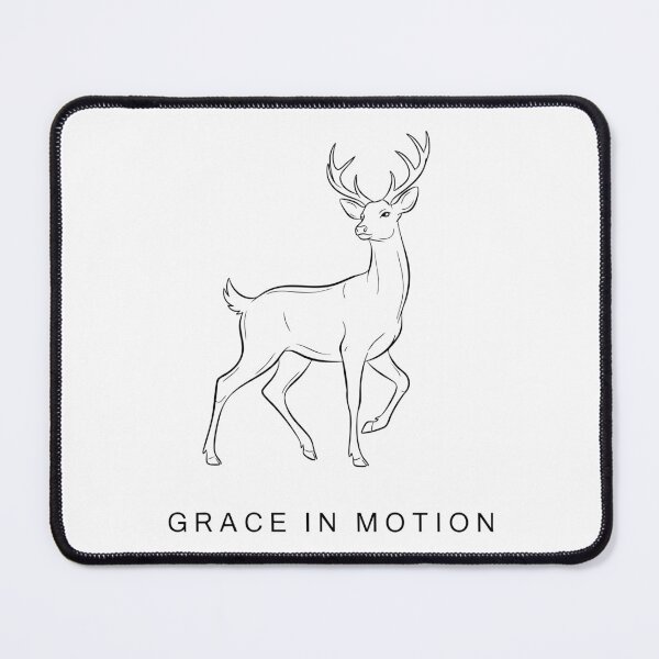 Item preview, Minimalist Deer Grace in Motion Line Art designed and sold by Orviona.