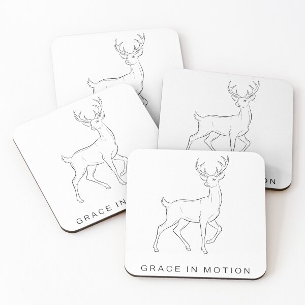 Item preview, Minimalist Deer Grace in Motion Line Art designed and sold by Orviona.
