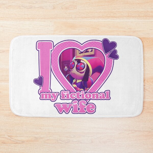 Item preview, I <3 My Fictional Wife - Pomni designed and sold by Comet and Crafts.