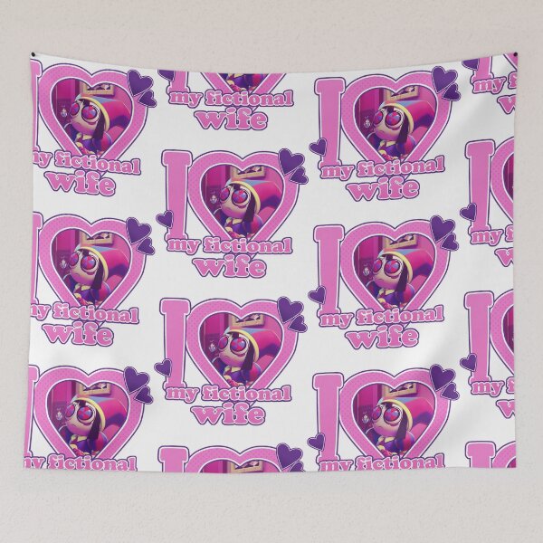 Item preview, I <3 My Fictional Wife - Pomni designed and sold by Comet and Crafts.