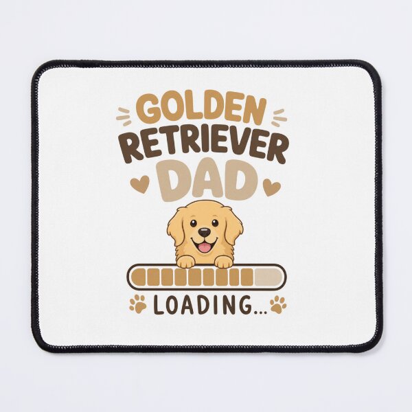 Item preview, Golden Retriever Dad Loading Kawaii Minimalist T-Shirt designed and sold by Ashley critters.