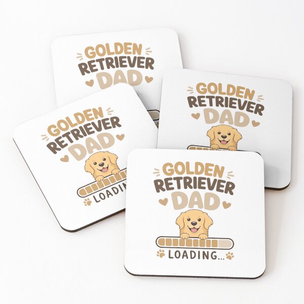 Item preview, Golden Retriever Dad Loading Kawaii Minimalist T-Shirt designed and sold by Ashley critters.