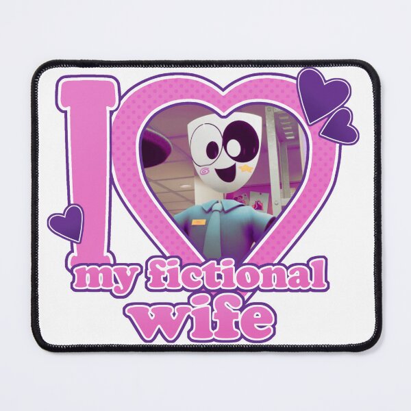 Item preview, I <3 My Fictional Wife - Gangle designed and sold by Comet and Crafts.