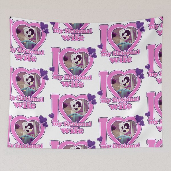 Item preview, I <3 My Fictional Wife - Gangle designed and sold by Comet and Crafts.