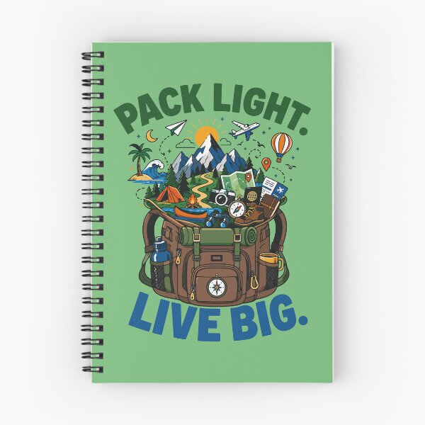 Item preview, Pack Light Live Big Adventure designed and sold by xmoudx.