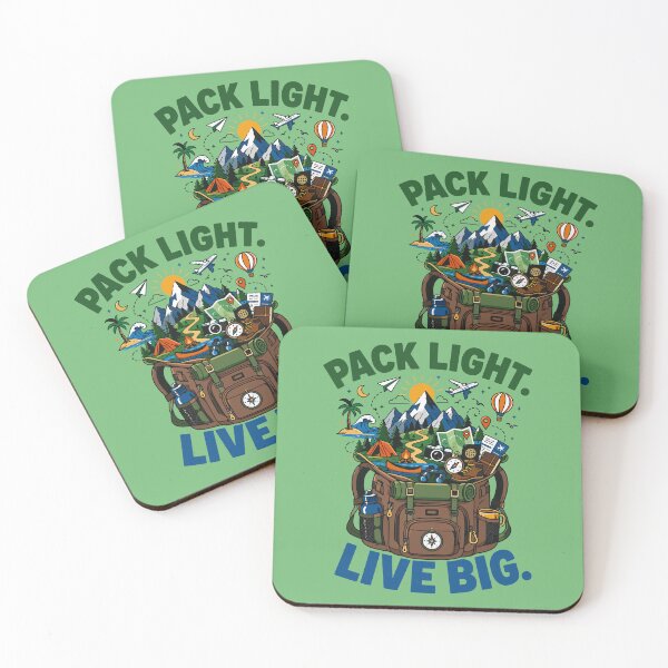 Item preview, Pack Light Live Big Adventure designed and sold by xmoudx.
