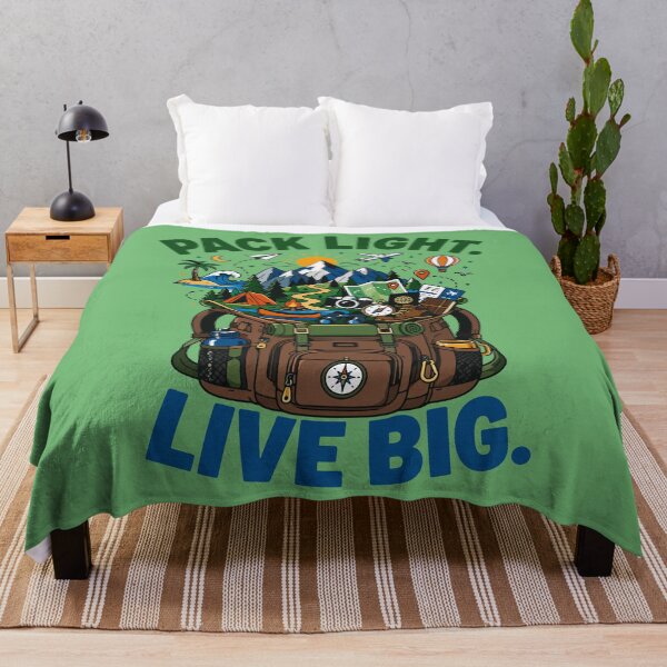 Item preview, Pack Light Live Big Adventure designed and sold by xmoudx.