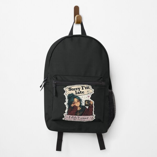 Item preview, Sorry I'm Late I Didn't Want To Come - Funny Introvert Sticker designed and sold by YoumuAfterDark.