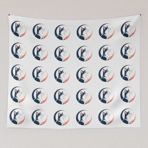 Item preview, Elegant Cat Logo designed and sold by WildBloom Prints.