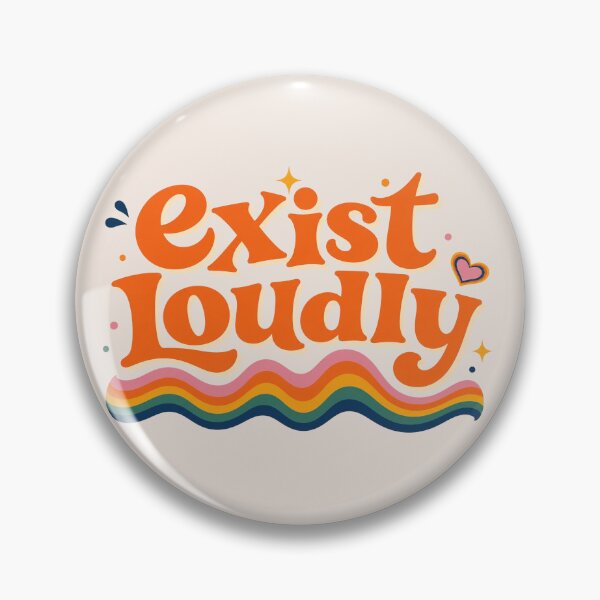 Item preview, Exist Loudly LGBTQ+ Pride Shirt, LGBTQ Pride Rainbow Tee, Pride Month Support T-Shirt, Queer Positive Affirmation Graphic Tee designed and sold by Sprinkle12345.