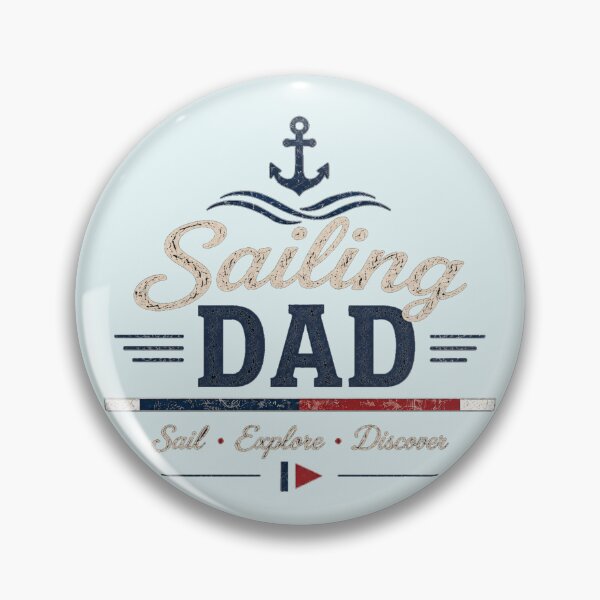 Item preview, Vintage Sailing Dad Nautical Father's Shirt designed and sold by MWSailingClub.
