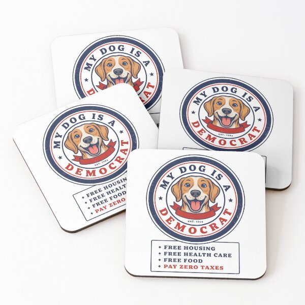Item preview, My Dog Is A Democrat designed and sold by Millsoft.