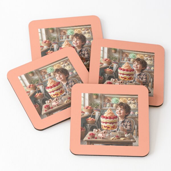 Item preview, ​Sweet Moments at the Ice Cream Shop. designed and sold by JoyNest = "The nest of joy".