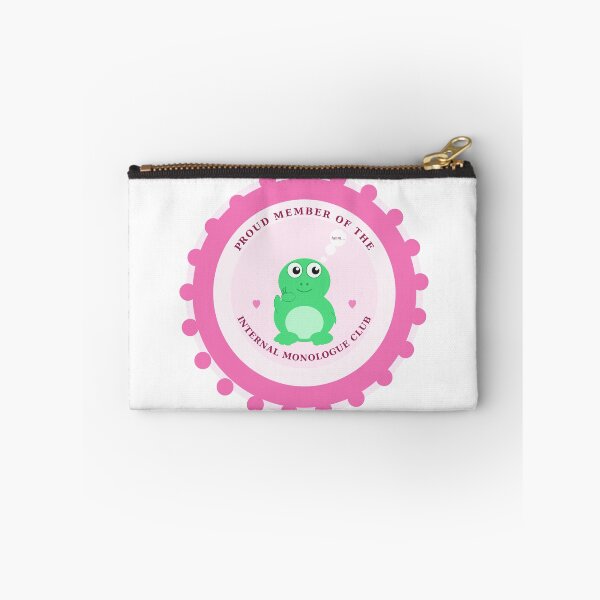 Item preview, Internal Monologue Club Sticker | Cute Overthinking Frog | Introvert Meme | Funny Anxiety & Socially Awkward Gift designed and sold by StickerHavenn.