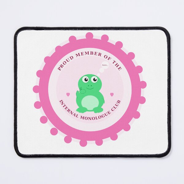 Item preview, Internal Monologue Club Sticker | Cute Overthinking Frog | Introvert Meme | Funny Anxiety & Socially Awkward Gift designed and sold by StickerHavenn.