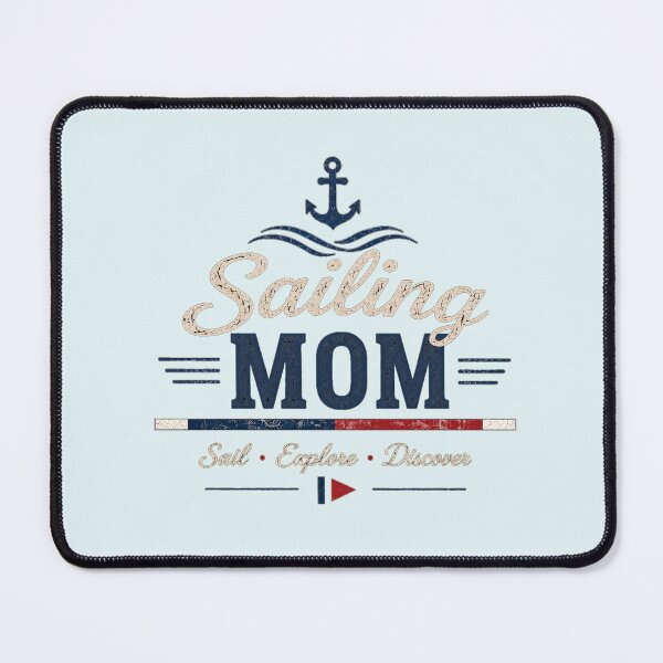Item preview, Sailing Mom Vintage Nautical Mother Shirt designed and sold by MWSailingClub.