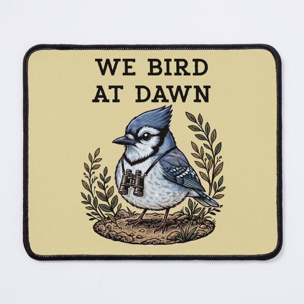 Item preview, We Bird At Dawn Blue Jay Birdwatching Binoculars designed and sold by d247.