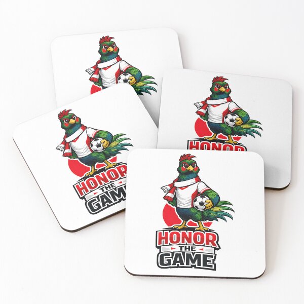 Item preview, Japan Green Pheasant Soccer Mascot  Honor The Game Football Fan T-Shirt  Sticker designed and sold by nolanaygiz.