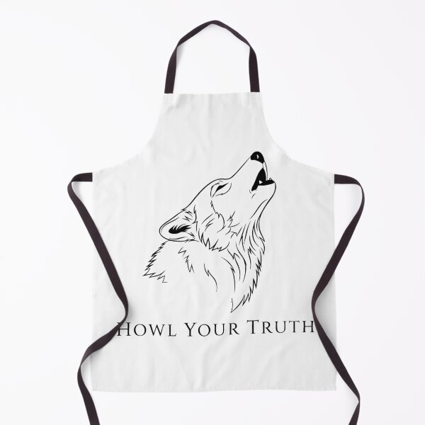 Item preview, Minimalist Wolf Howl Your Truth Line Art designed and sold by Orviona.