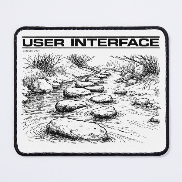 Item preview, User Interface 1984 Nature Graphic Tee | Retro Gen X Outdoor Shirt designed and sold by CrimsonLizard.