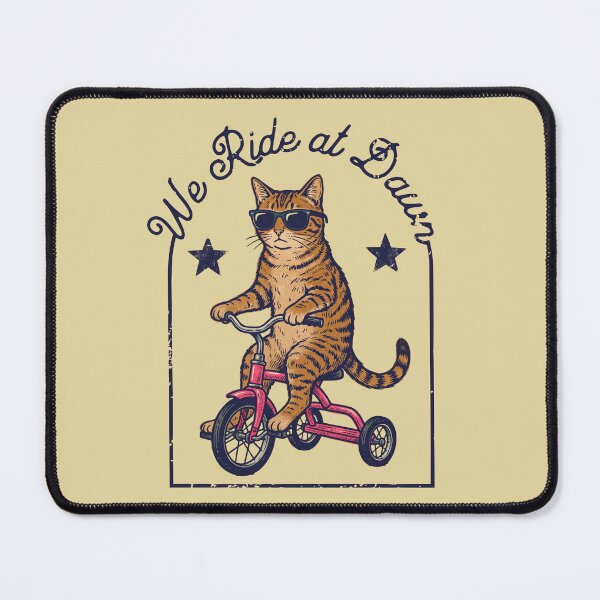 Item preview, Cool Cat Riding Tricycle We Ride at Dawn designed and sold by d247.