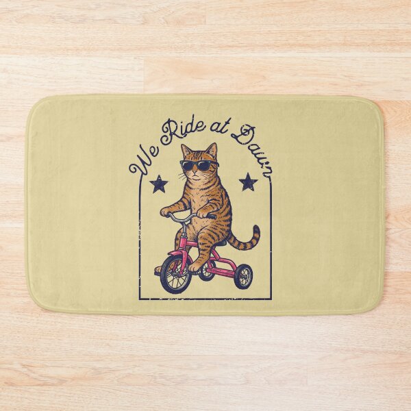 Item preview, Cool Cat Riding Tricycle We Ride at Dawn designed and sold by d247.