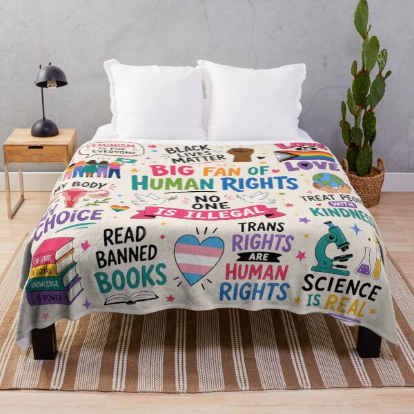Item preview, Big Fan Of Human Rights, Equality, Human Rights, Social Justice Gift For Activist, Anti Trump, Rainbow LGBT designed and sold by Sprinkle12345.