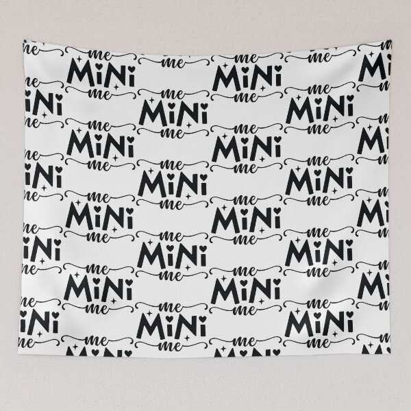 Item preview, Me Mini Me - Funny Dad Quotes Retro Vintage Aesthetic Father Son Daughter Proud Papa Family Gift designed and sold by FuzionRaptor.