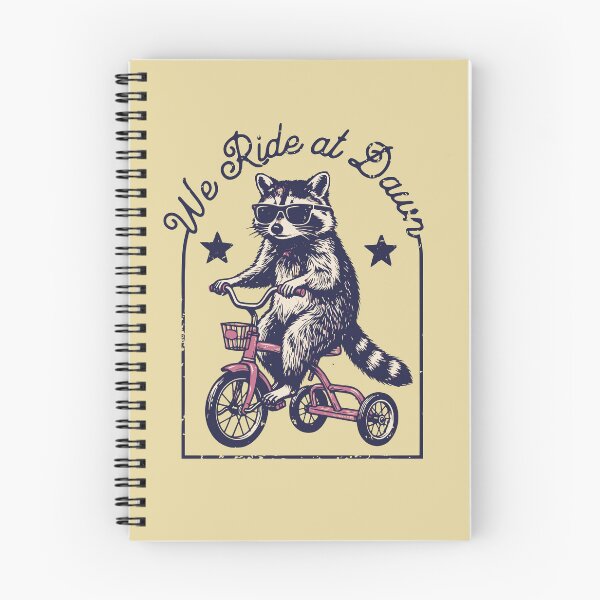 Item preview, Cool Raccoon Riding Tricycle We Ride at Dawn designed and sold by d247.