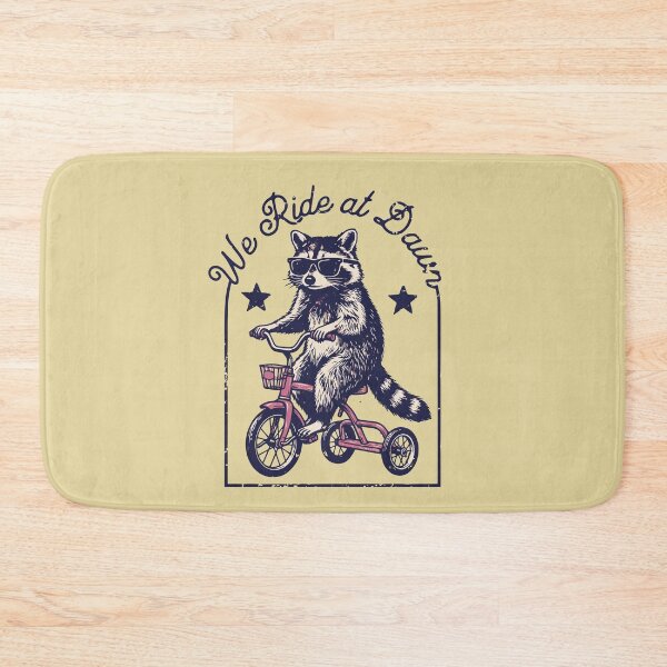 Item preview, Cool Raccoon Riding Tricycle We Ride at Dawn designed and sold by d247.