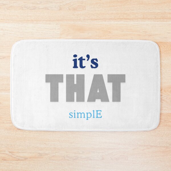 Item preview, It's that simple designed and sold by ArtistTejal.
