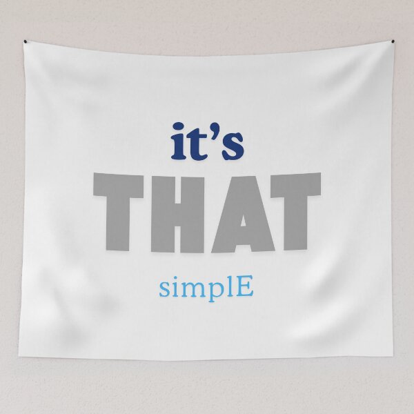 Item preview, It's that simple designed and sold by ArtistTejal.
