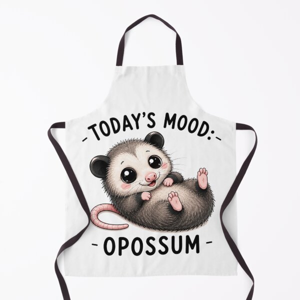 Item preview, Today's Mood: Opossum – Cute Possum Funny Animal Humor Design designed and sold by MotylekAnia.