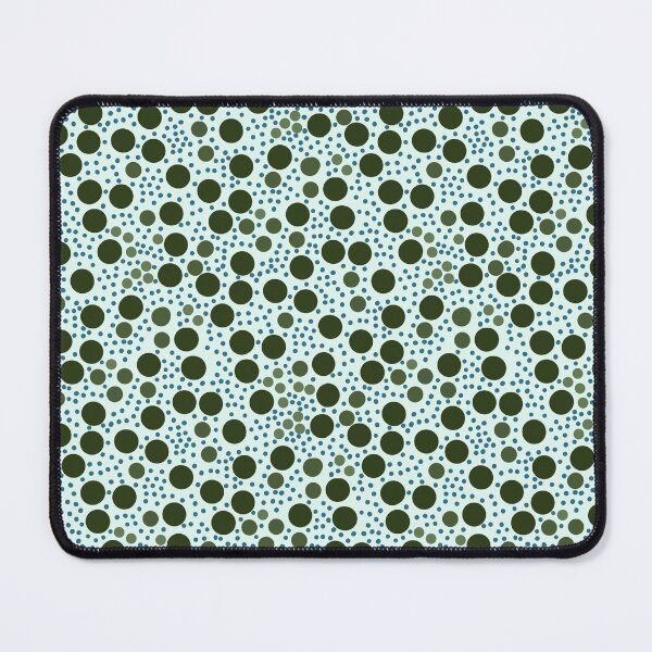 Item preview, Japanese Watermelon Green Organic Polka Dot Pattern designed and sold by Nekogobido.