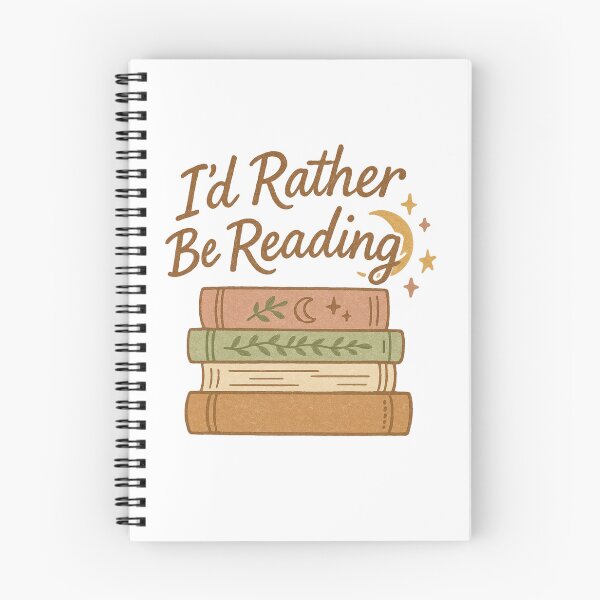 Item preview, I'd Rather Be Reading — Cottagecore Book Lover Gift designed and sold by LuminoDesignCo.