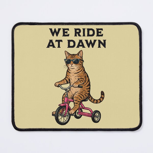 Item preview, We Ride At Dawn Cat Tricycle Sunglasses designed and sold by d247.