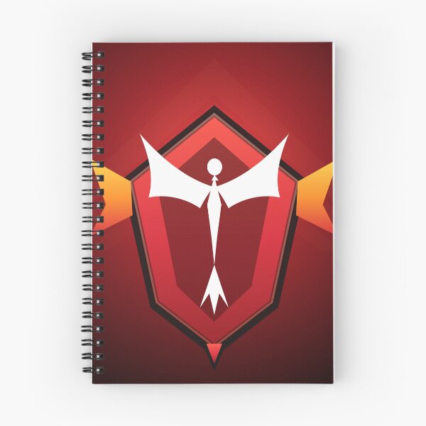 Item preview, Phoenix Rising Badge – Red & Black Gaming Rank Emblem Sticker designed and sold by StickerHavenn.
