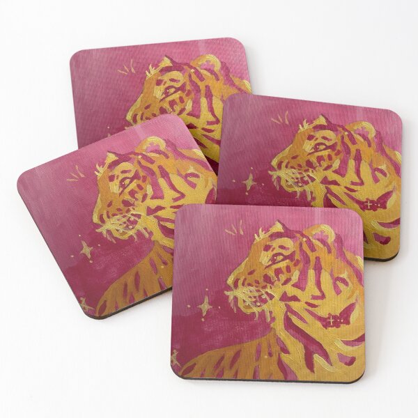 Item preview, pink tiger  designed and sold by Spiralweather.
