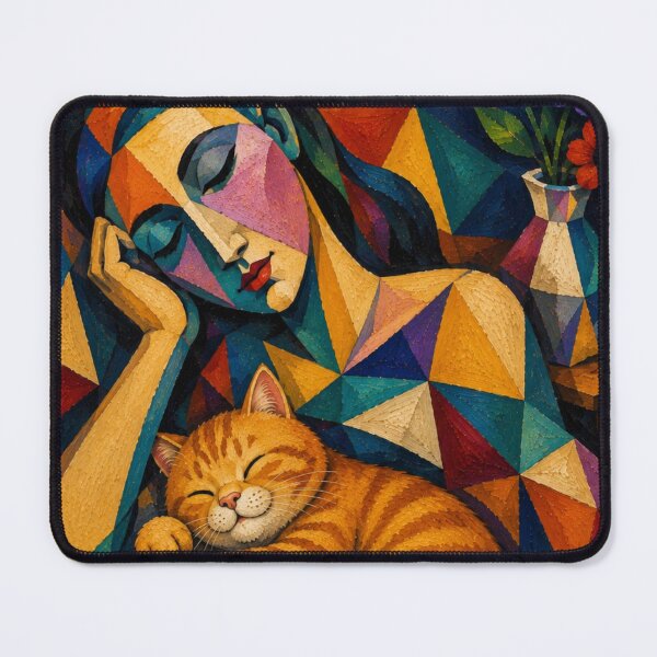 Item preview, Cute Chonky Orange Cat The Dream Masterpiece Dreamscape designed and sold by Mindworx21.