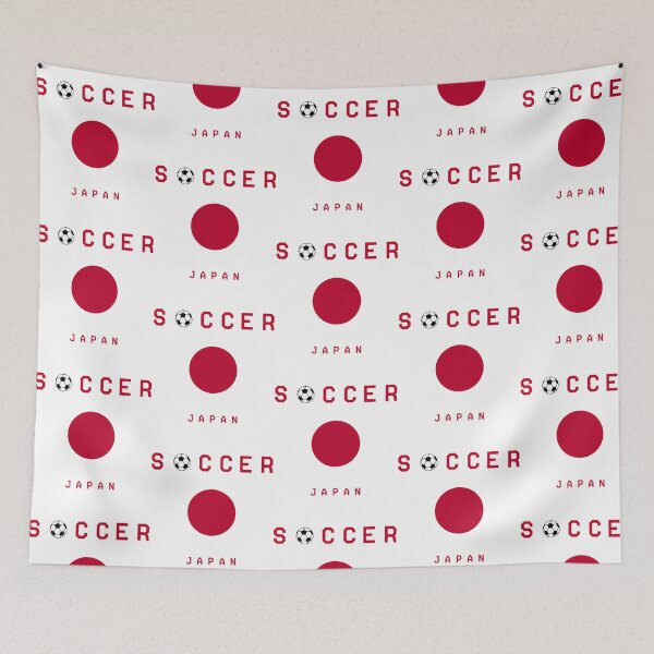 Artikelvorschau, Japanischer Fußball, japanische Flagge entworfen und verkauft von nolanaygiz.
