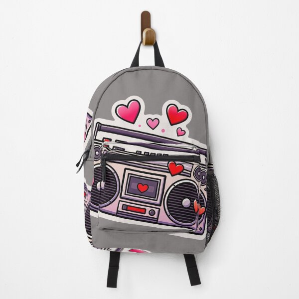 Item preview, Pastel Lavender Boombox Sticker Cute Kawaii Music Aesthetic designed and sold by GeekStickerLab.