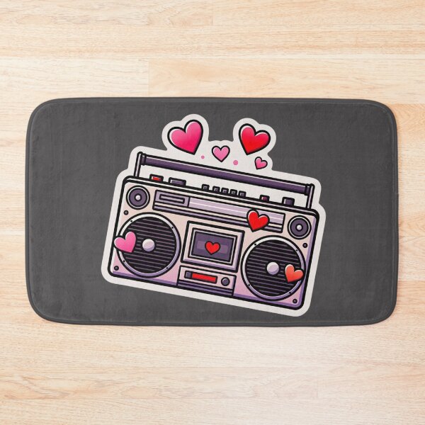 Item preview, Pastel Lavender Boombox Sticker Cute Kawaii Music Aesthetic designed and sold by GeekStickerLab.
